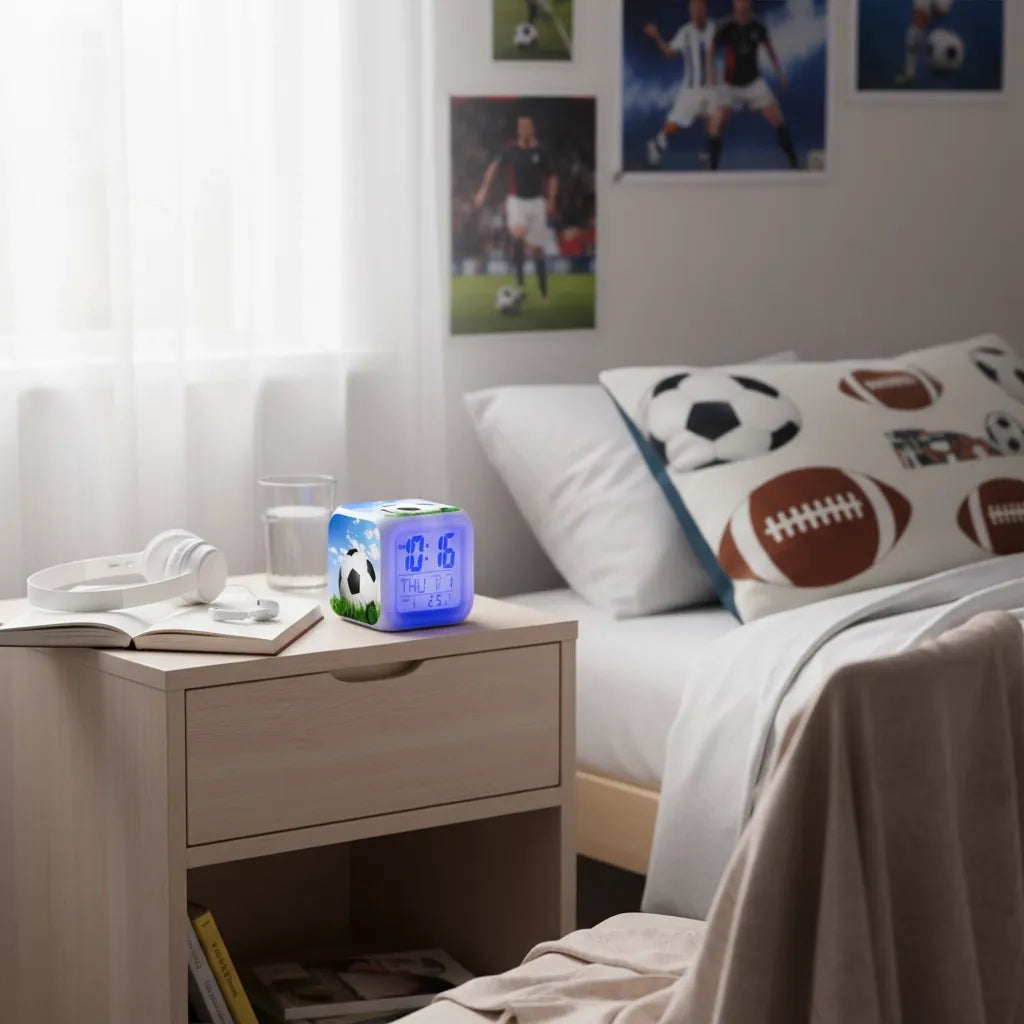 Réveil Foot Digital LED