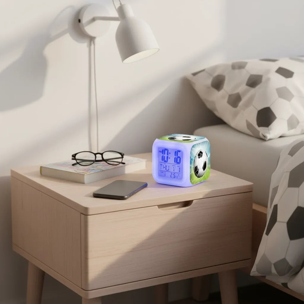 Réveil Foot Digital LED