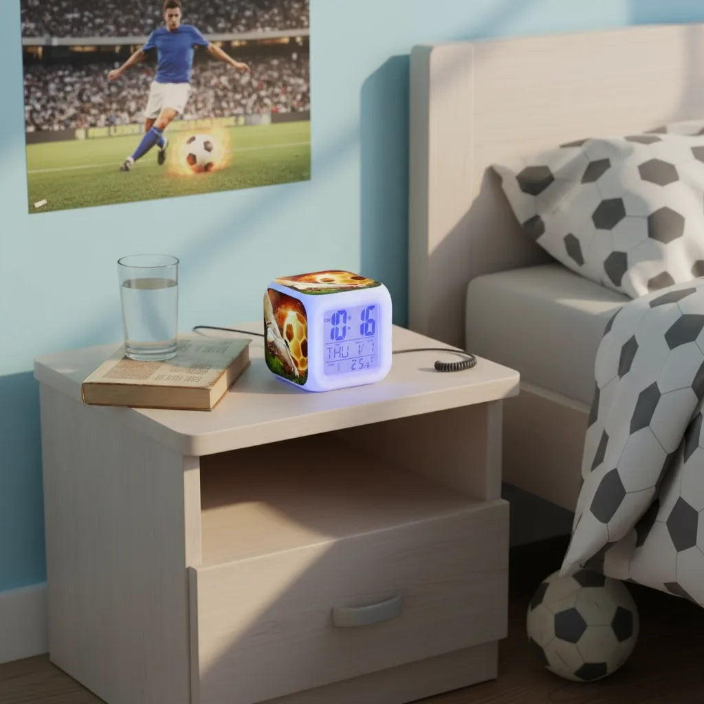 Réveil Foot Digital LED