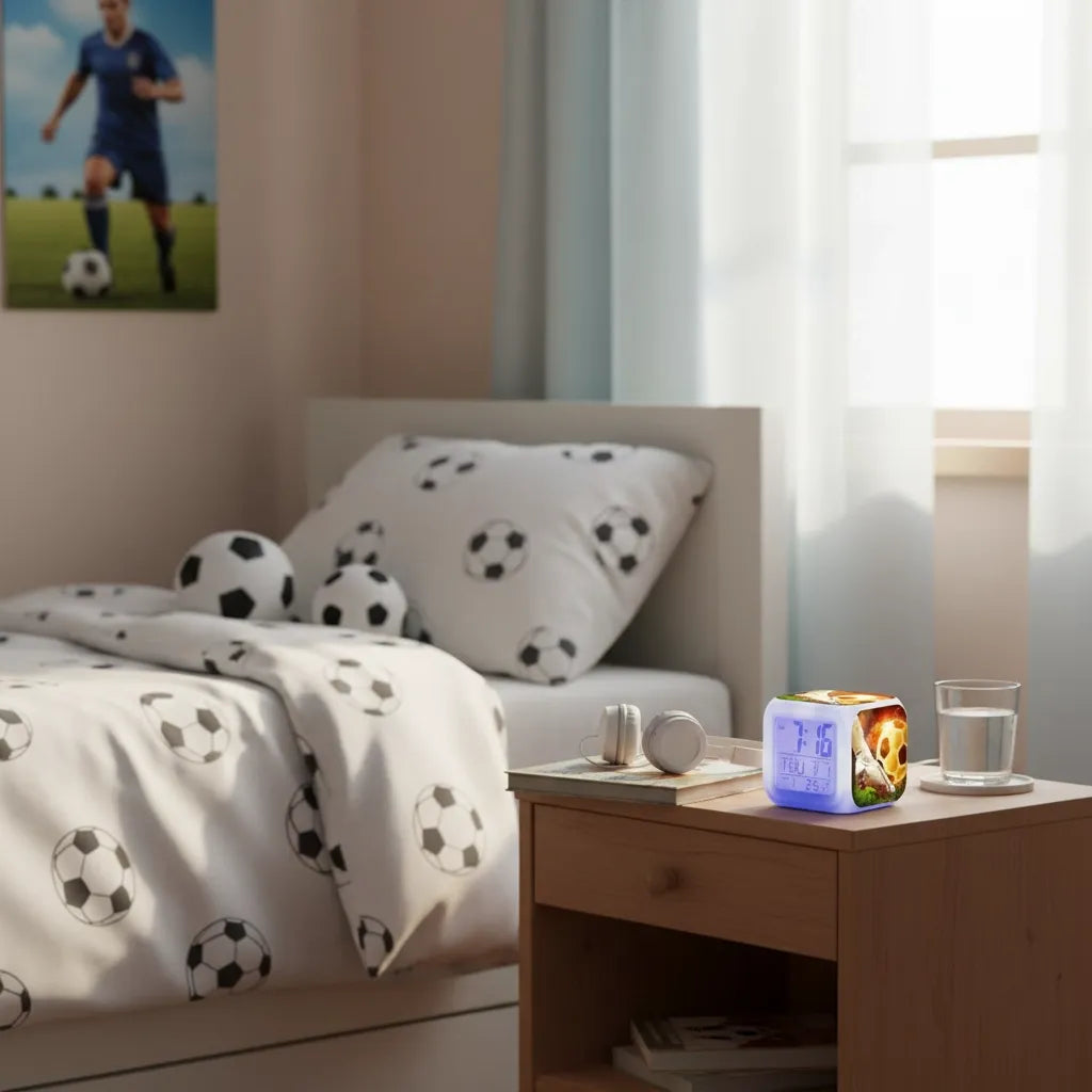 Réveil Foot Digital LED