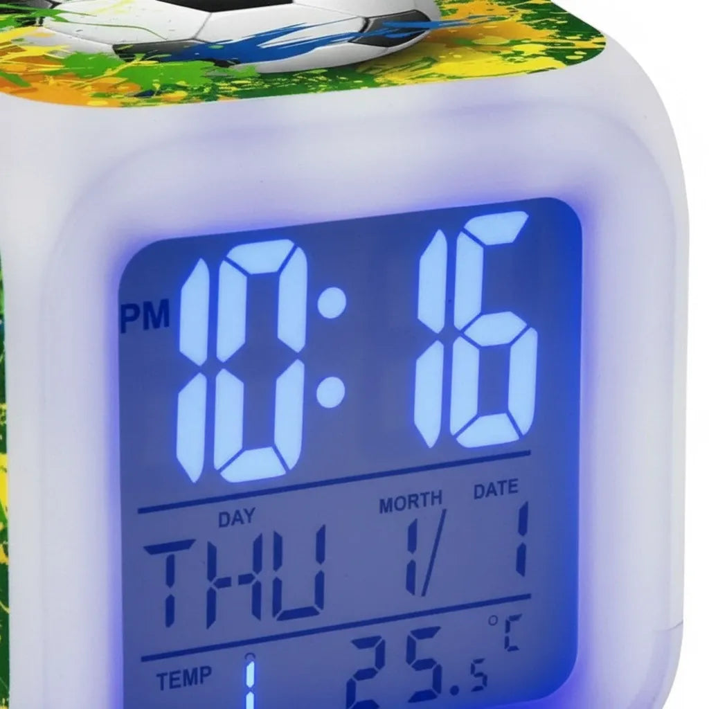 Réveil Foot Digital LED