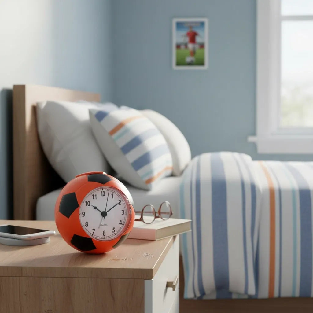 Réveil Foot Silencieux Analogique