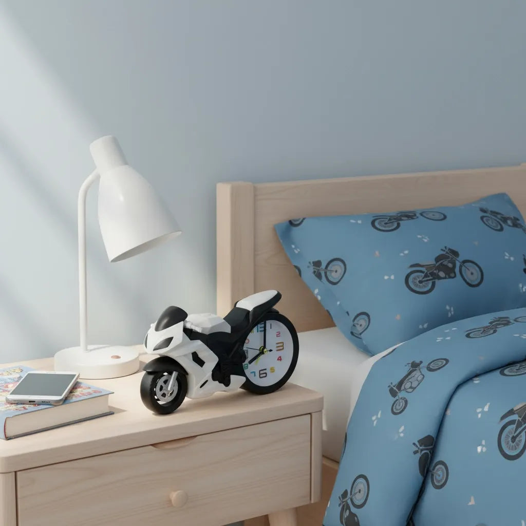 Réveil Garçon Moto Original