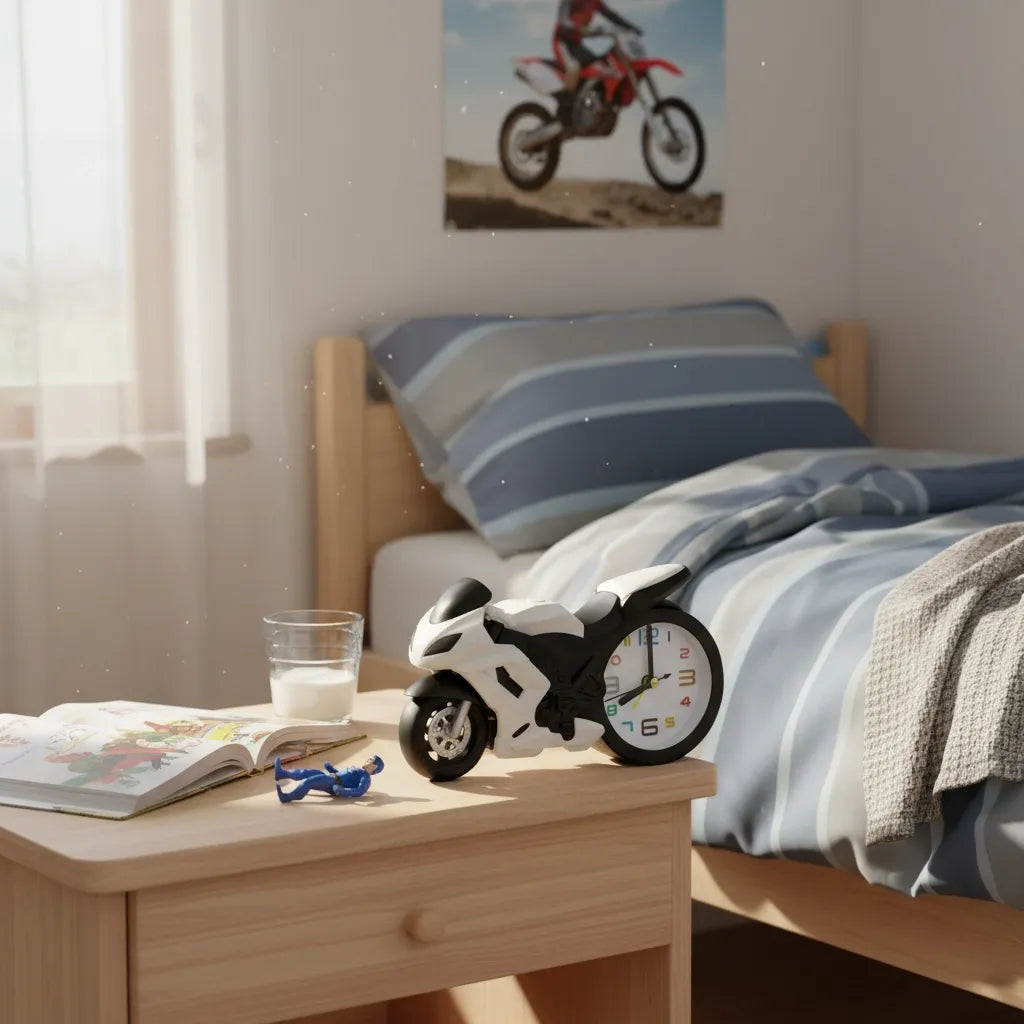 Réveil Garçon Moto Original