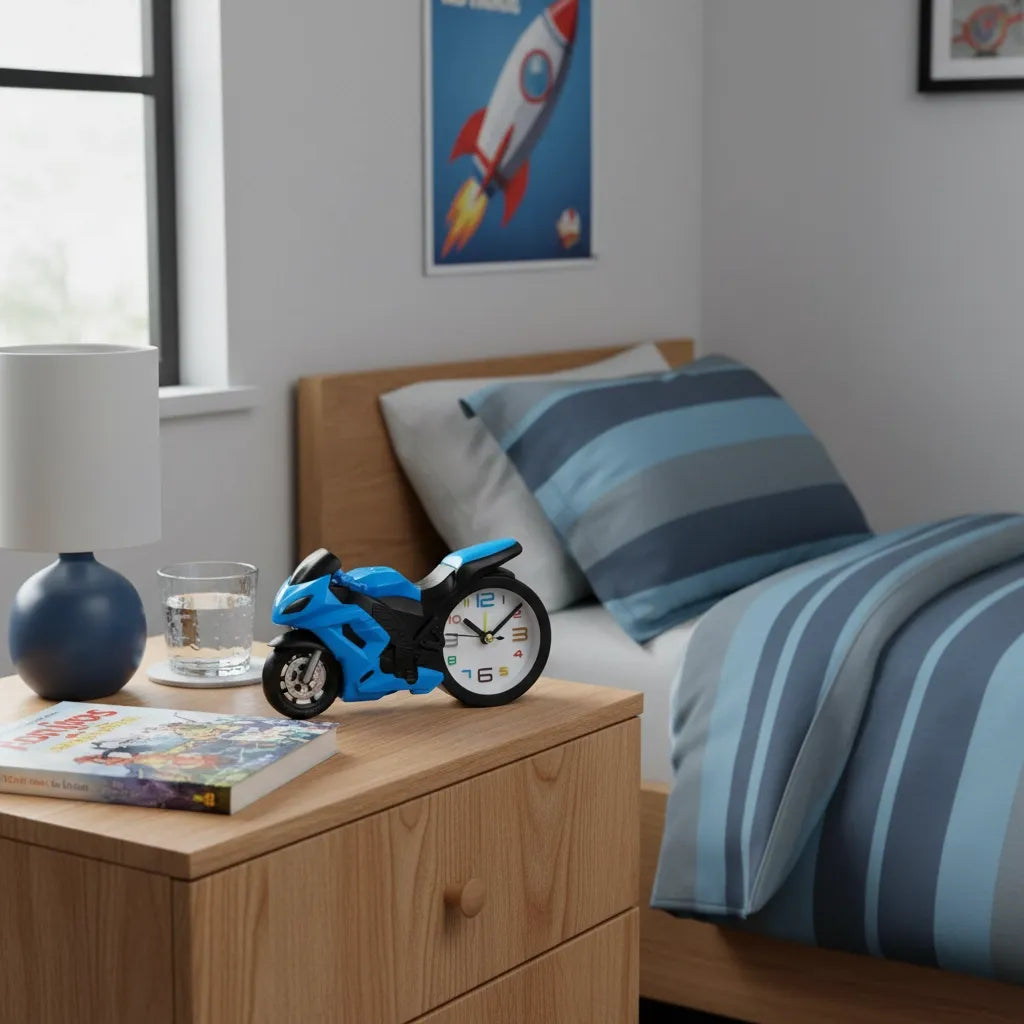 Réveil Garçon Moto Original