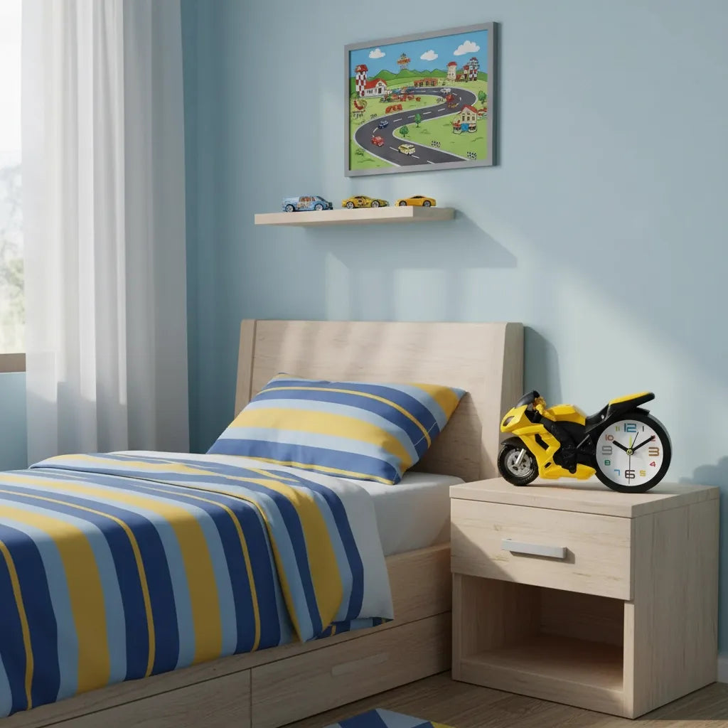 Réveil Garçon Moto Original