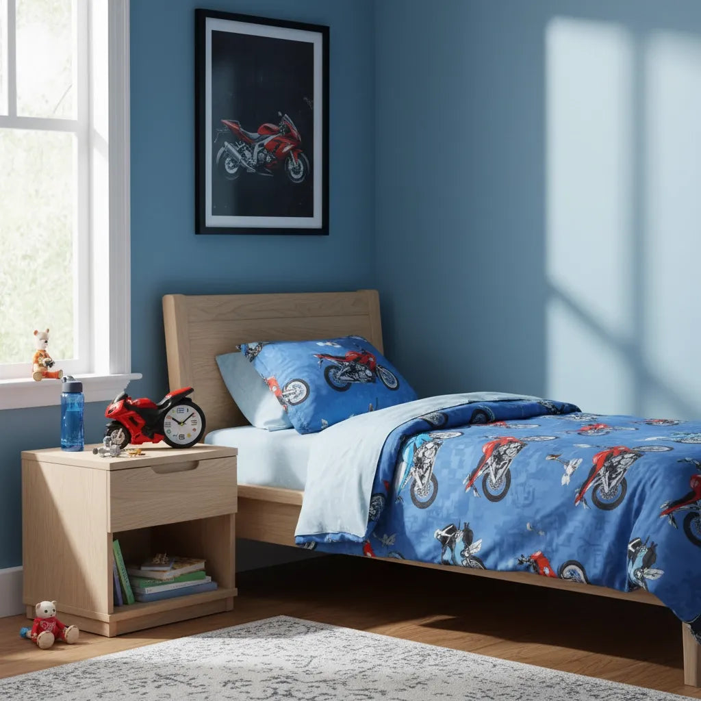 Réveil Garçon Moto Original