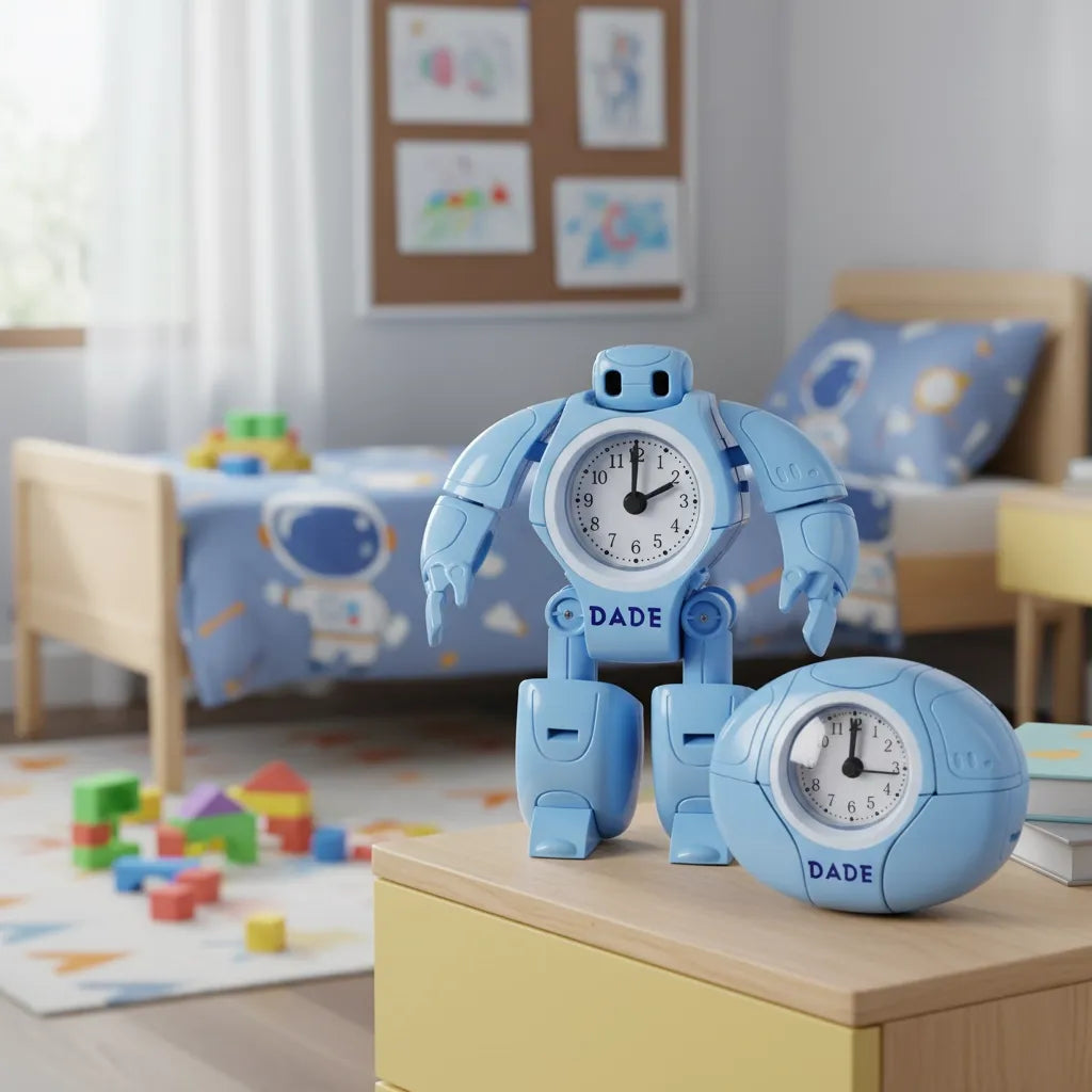 Réveil Garçon Robot Analogique