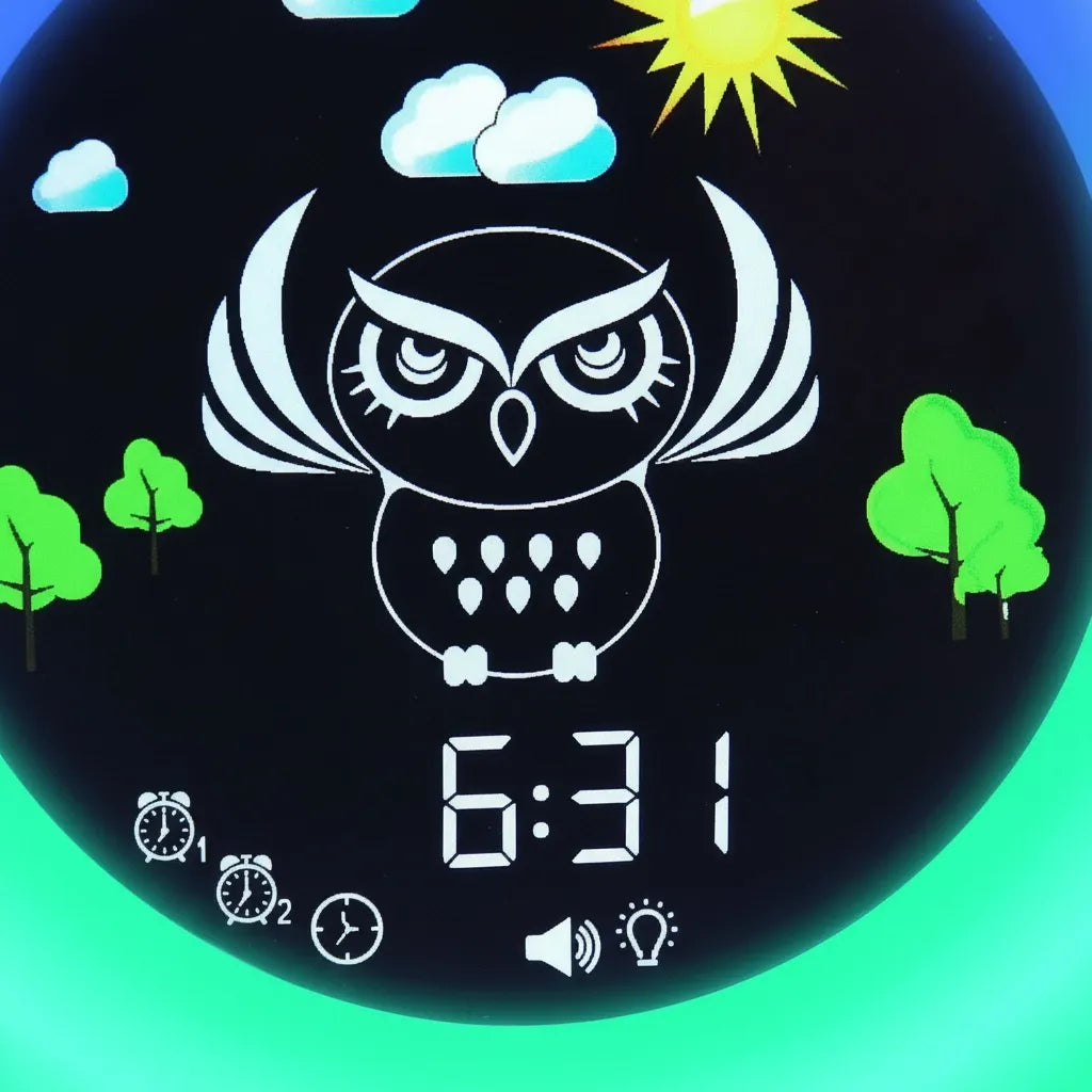 Réveil Hibou pour Enfant Jour/Nuit