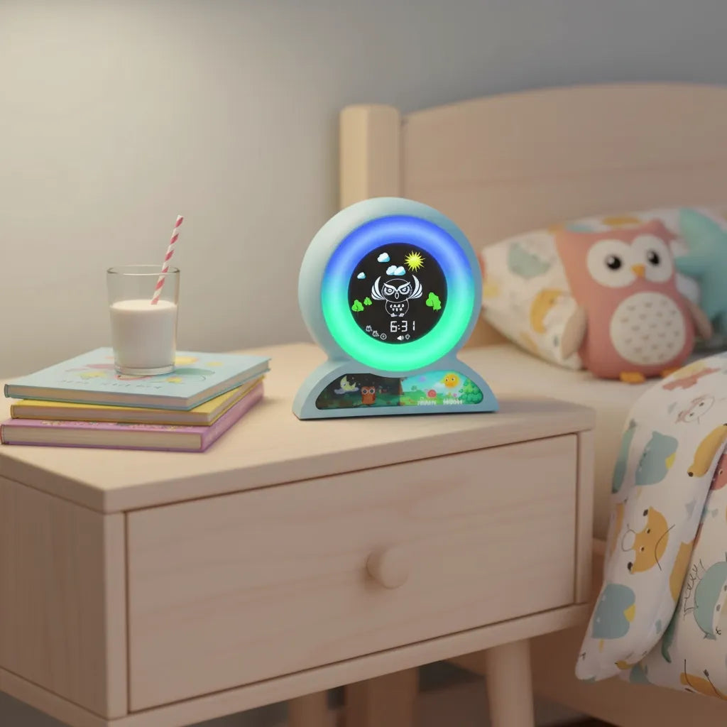 Réveil Hibou pour Enfant Jour/Nuit