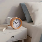 Réveil Horloge en Bois Silencieux