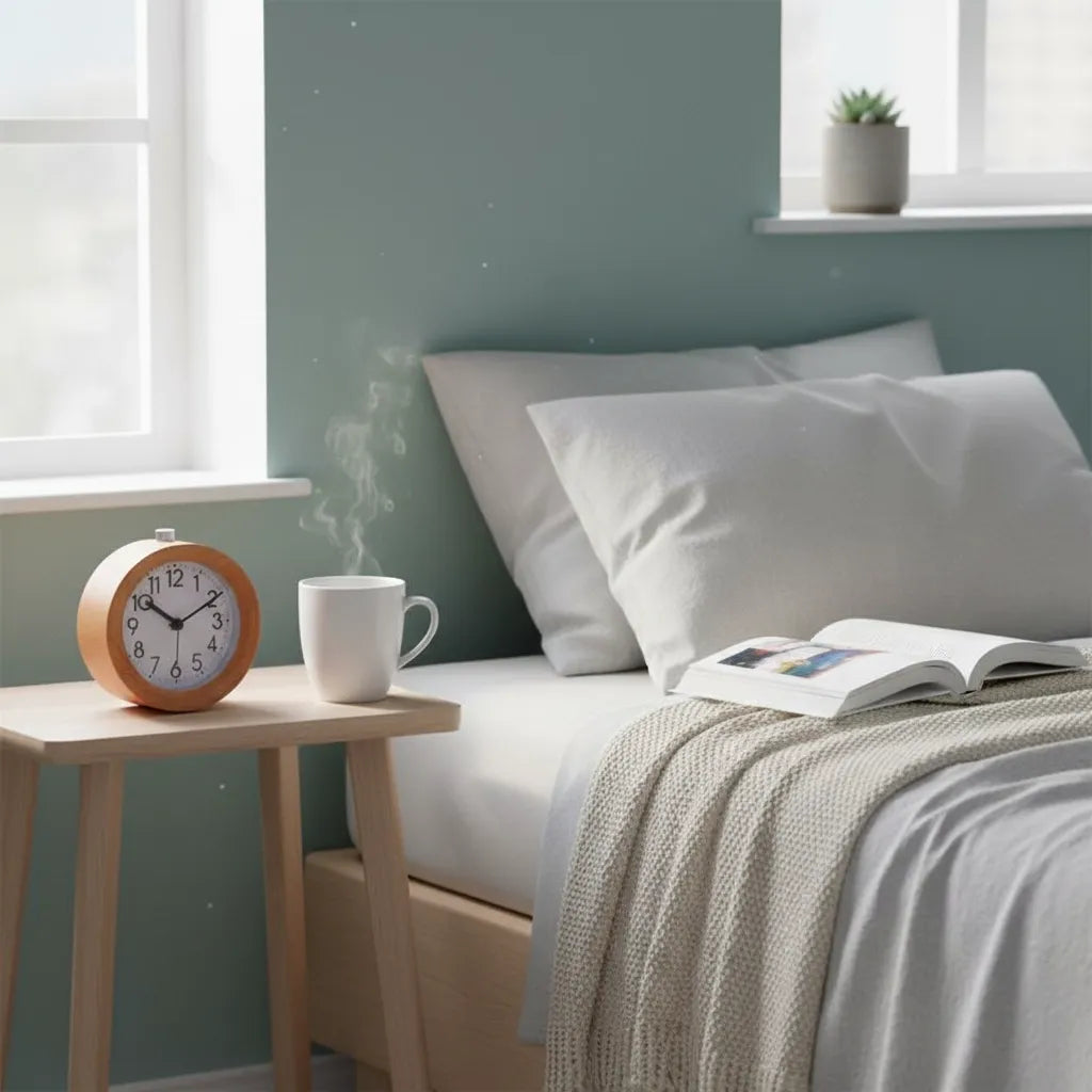 Réveil Horloge en Bois Silencieux