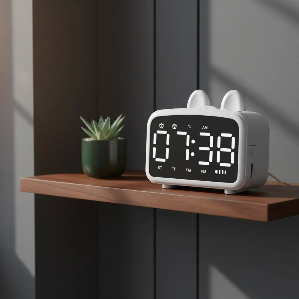 Réveil Intelligent en Forme de Lapin