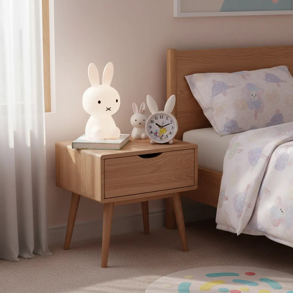 Réveil Lapin Enfant Silencieux