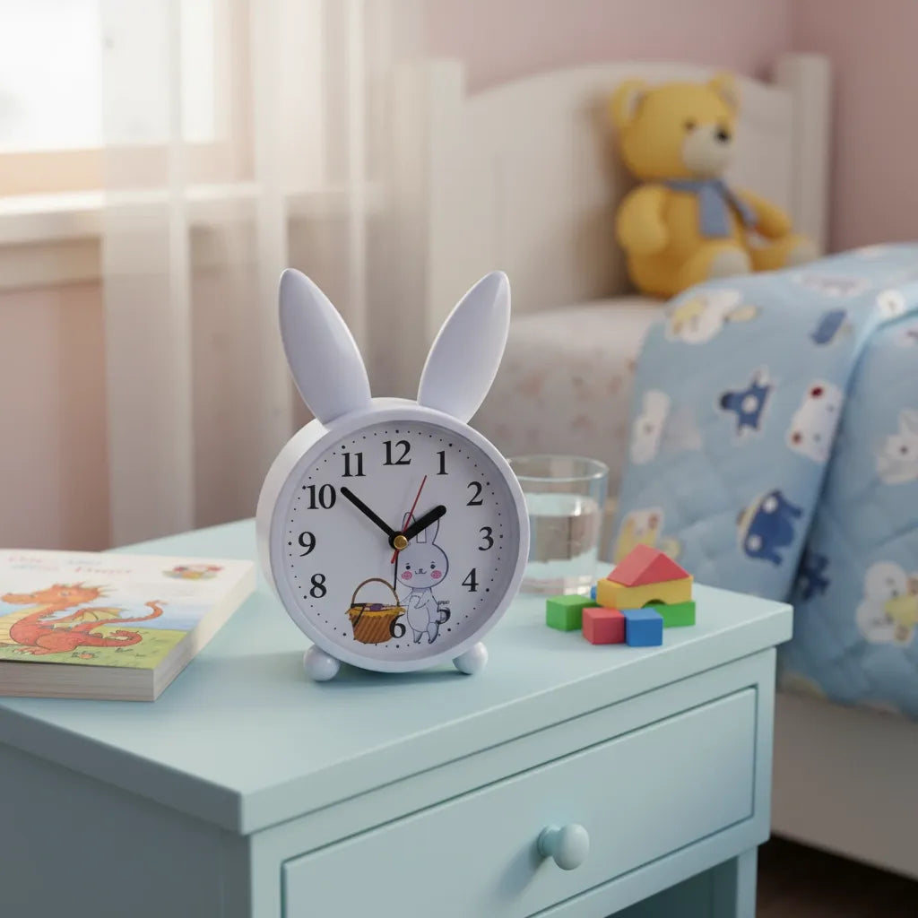 Réveil Lapin Enfant Silencieux