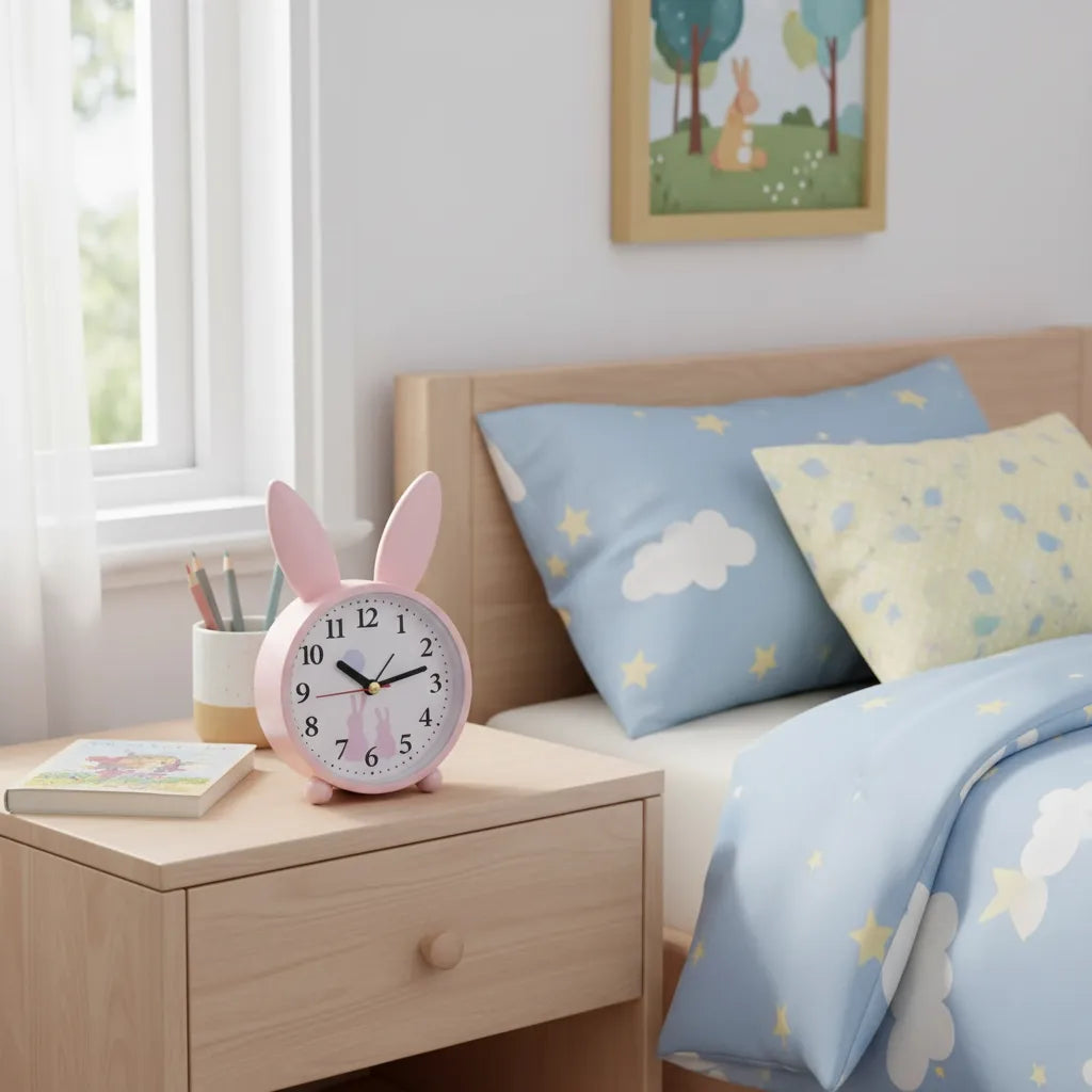 Réveil Lapin Enfant Silencieux