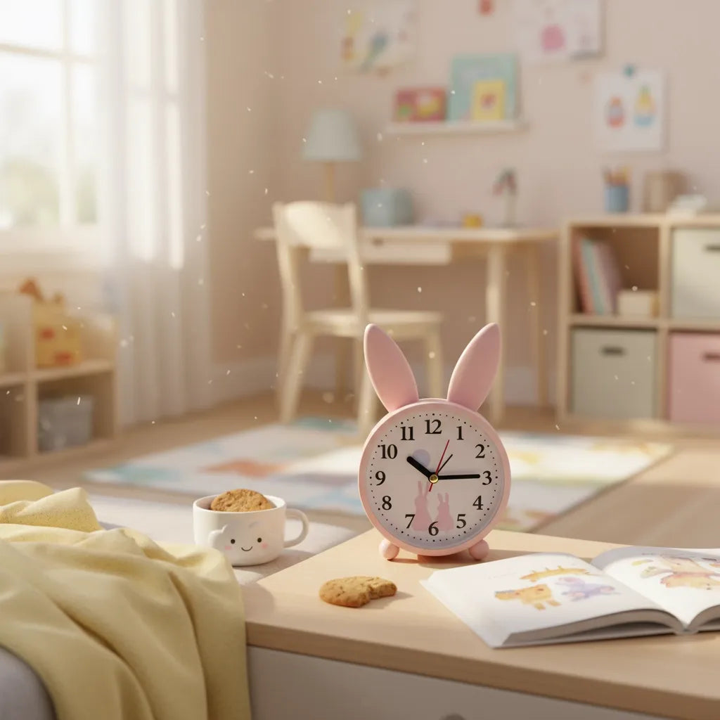 Réveil Lapin Enfant Silencieux