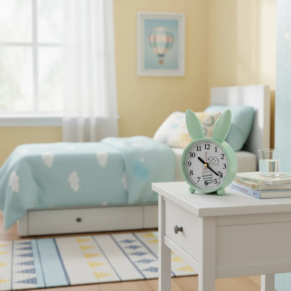 Réveil Lapin Enfant Silencieux