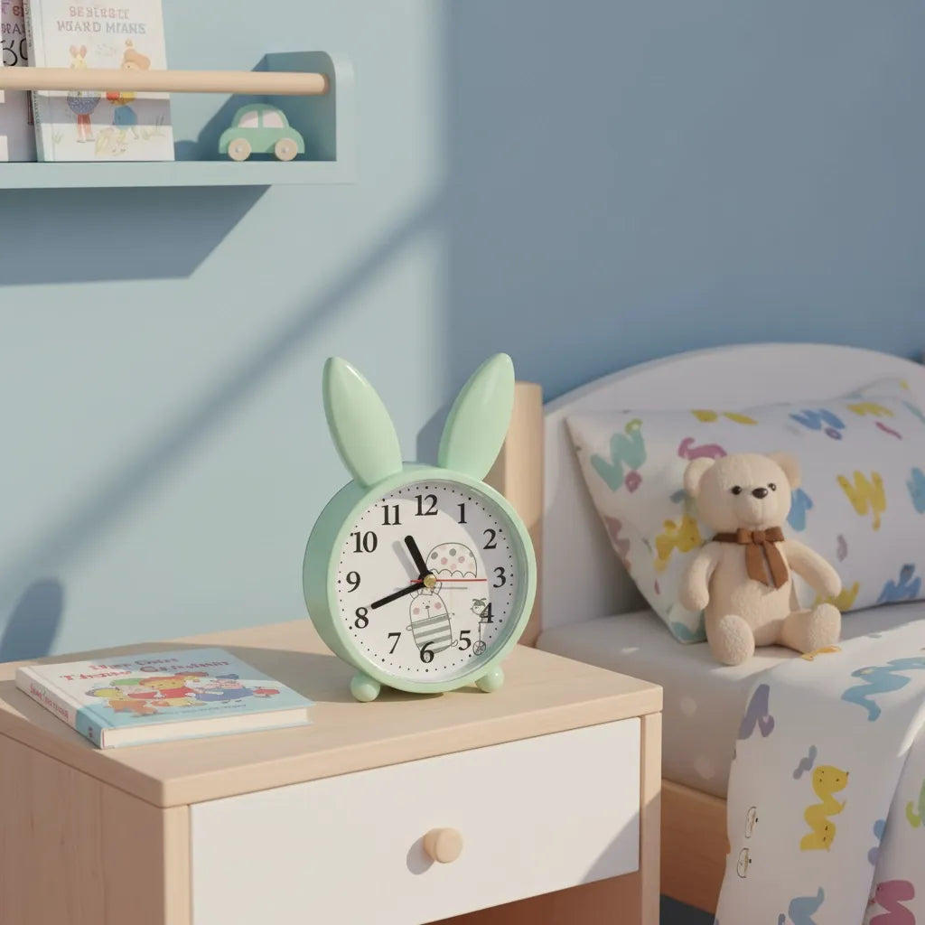 Réveil Lapin Enfant Silencieux