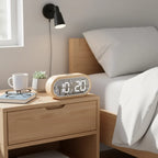 Réveil LED en Bois