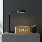 Réveil LED en Bois Naturel