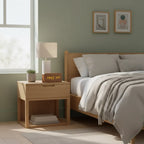 Réveil LED en Bois Naturel