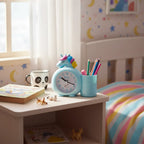 Réveil Licorne Enfant Bleu