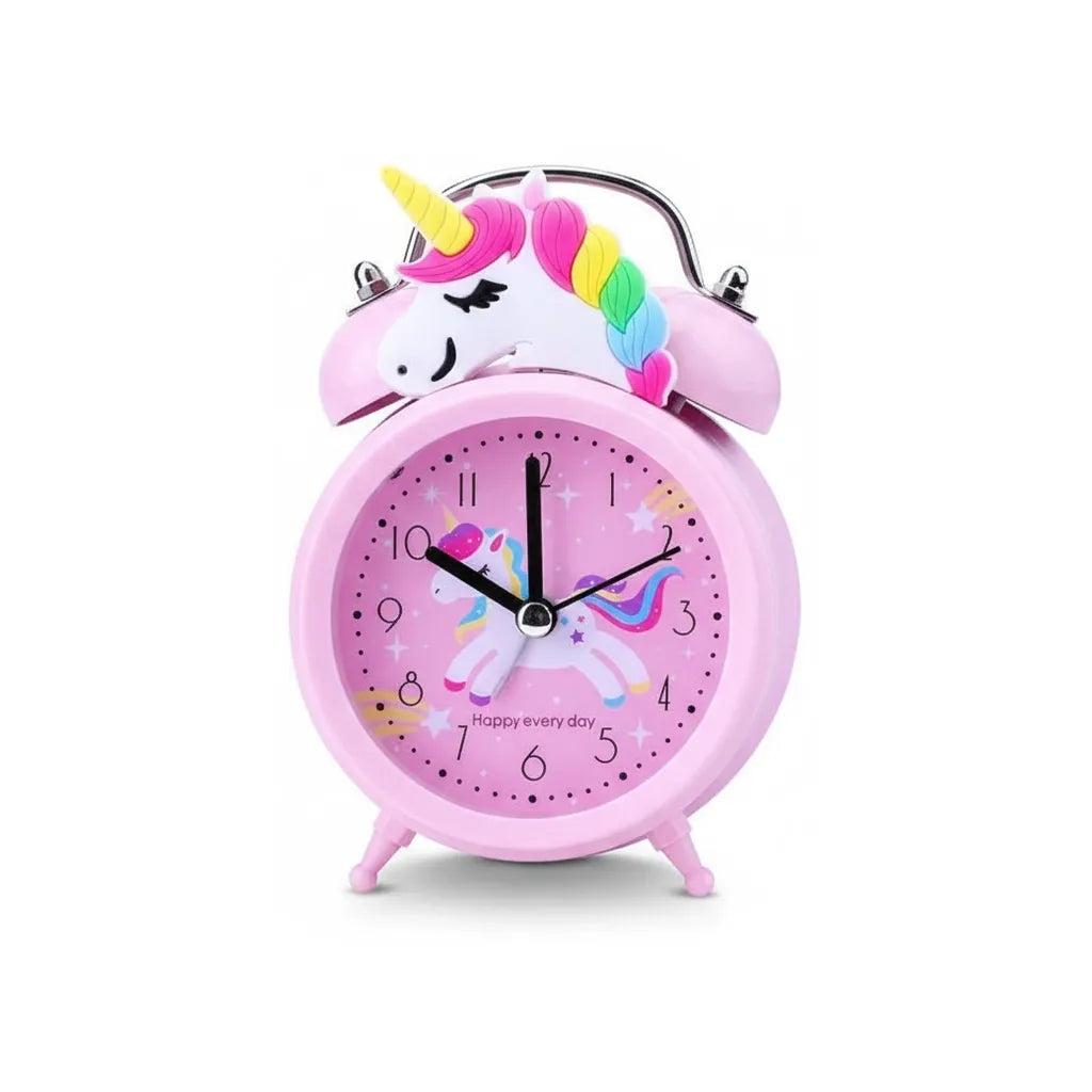 Réveil Licorne Fille Rose