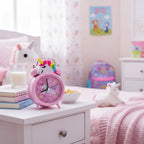 Réveil Licorne Fille Rose