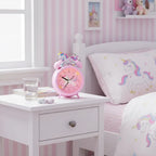 Réveil Licorne Lumineux Rose