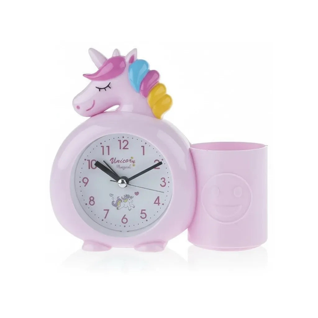 Réveil Licorne Pot à Crayon Multifonctionnel