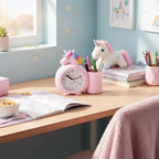 Réveil Licorne Pot à Crayon Multifonctionnel