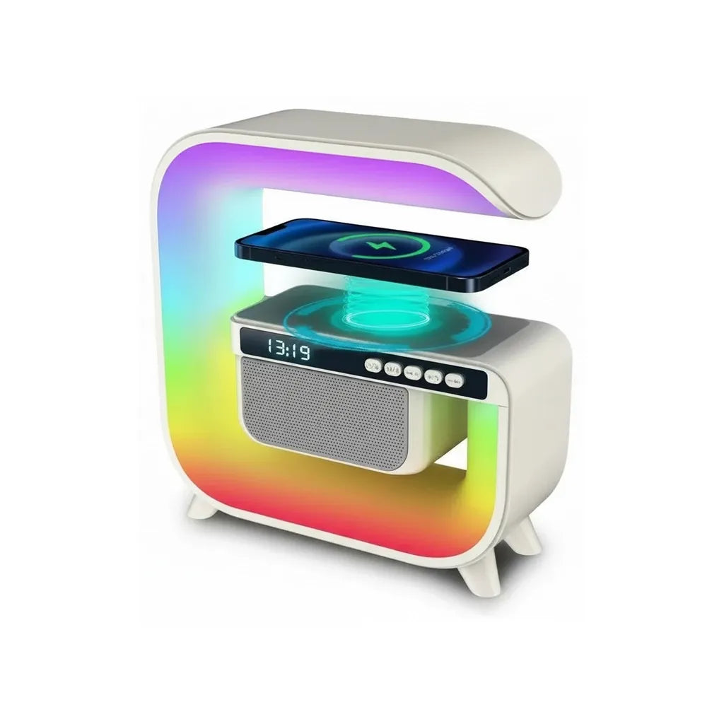 Réveil Lumineux Bluetooth Haut-Parleur Intégré