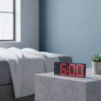 Réveil Lumineux Digital avec Grands Chiffres