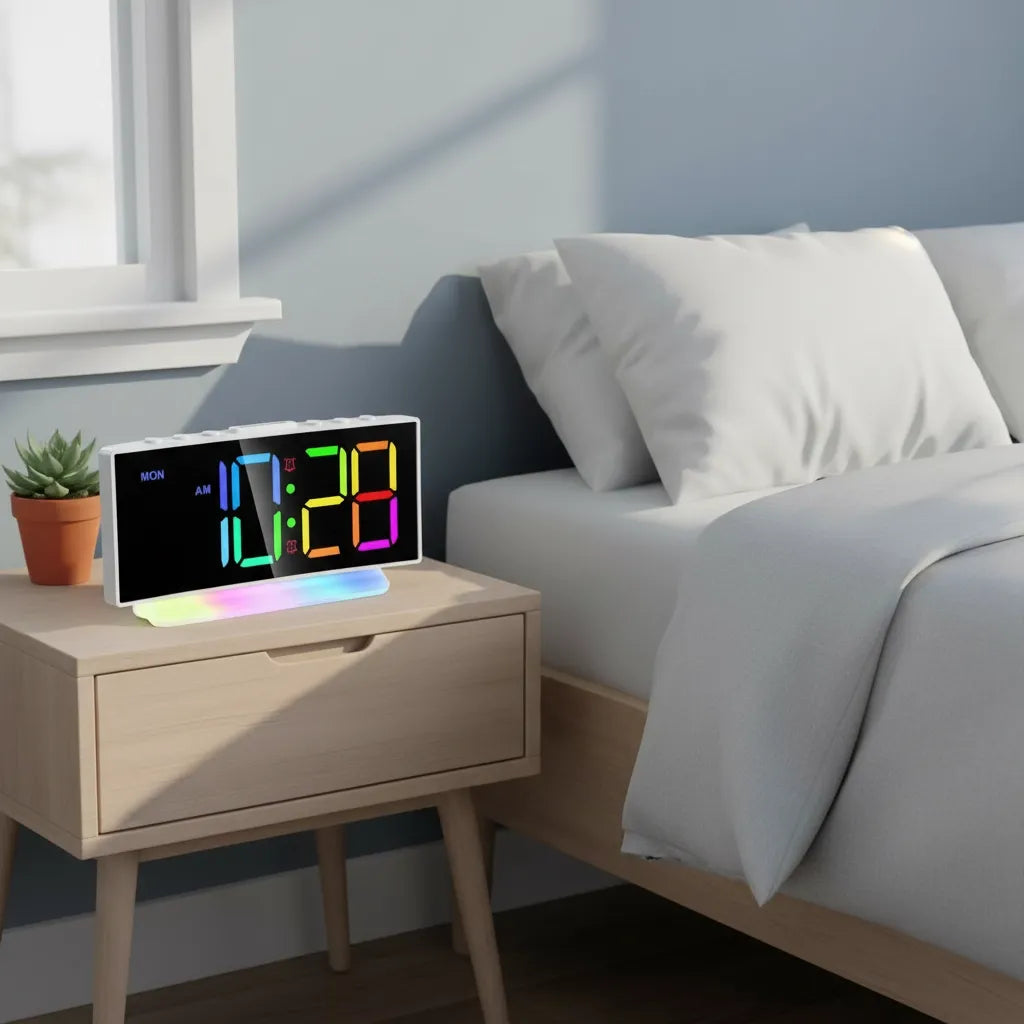 Réveil Lumineux Double Alarme Design