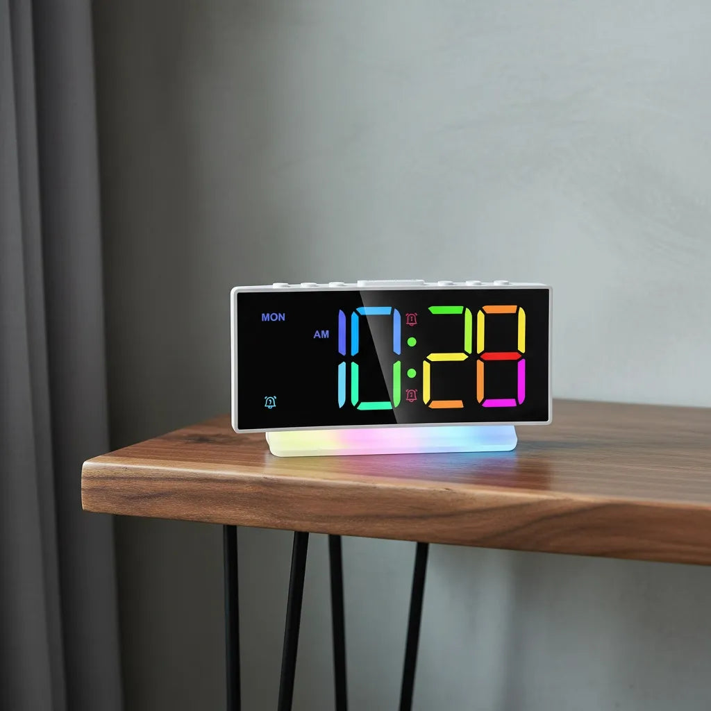 Réveil Lumineux Double Alarme Design