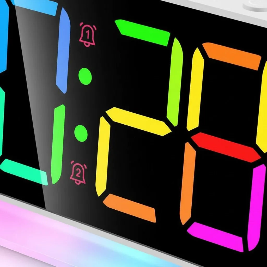 Réveil Lumineux Double Alarme Design