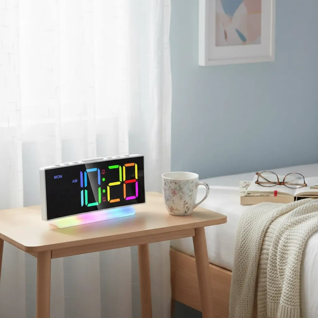 Réveil Lumineux Double Alarme Design