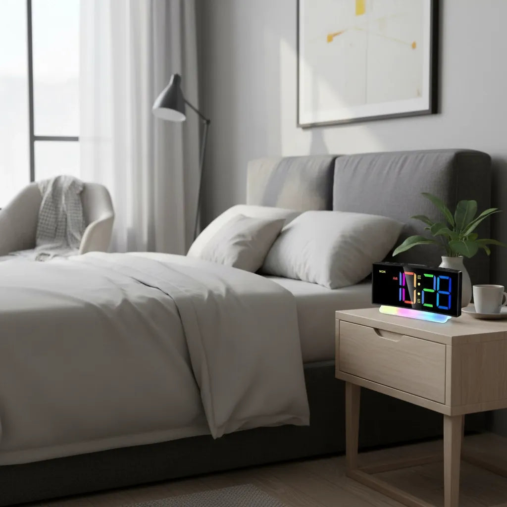 Réveil Lumineux Double Alarme Design