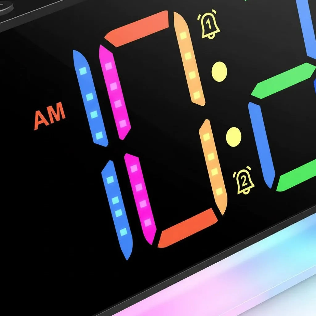 Réveil Lumineux Double Alarme Design