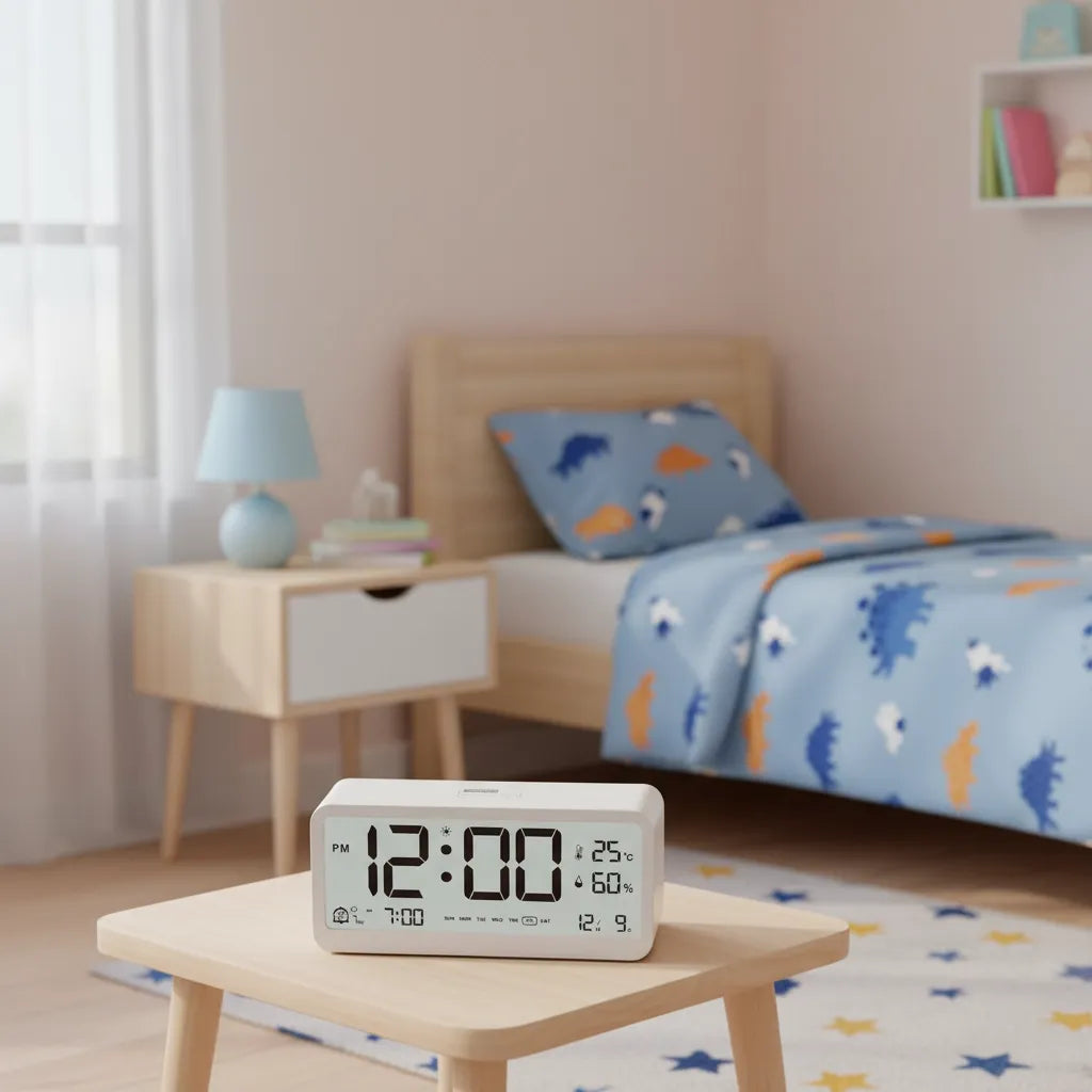 Réveil Lumineux Enfant Blanc