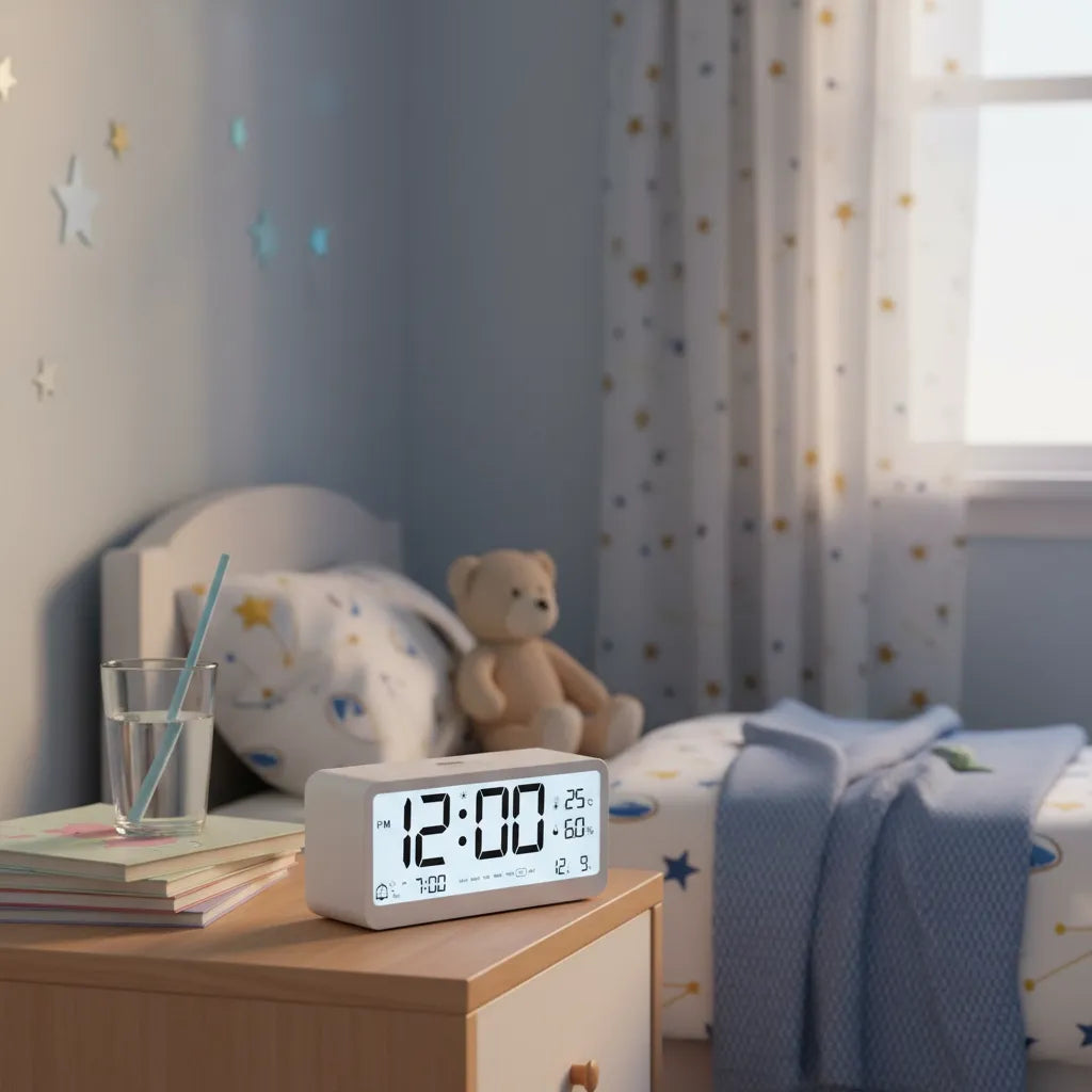 Réveil Lumineux Enfant Blanc