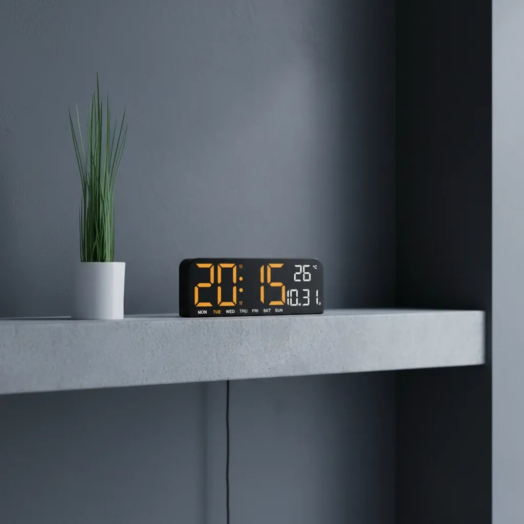 Réveil Lumineux Numérique sur Secteur