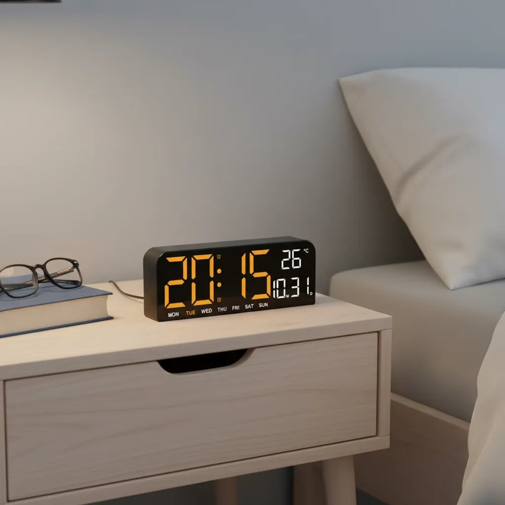 Réveil Lumineux Numérique sur Secteur