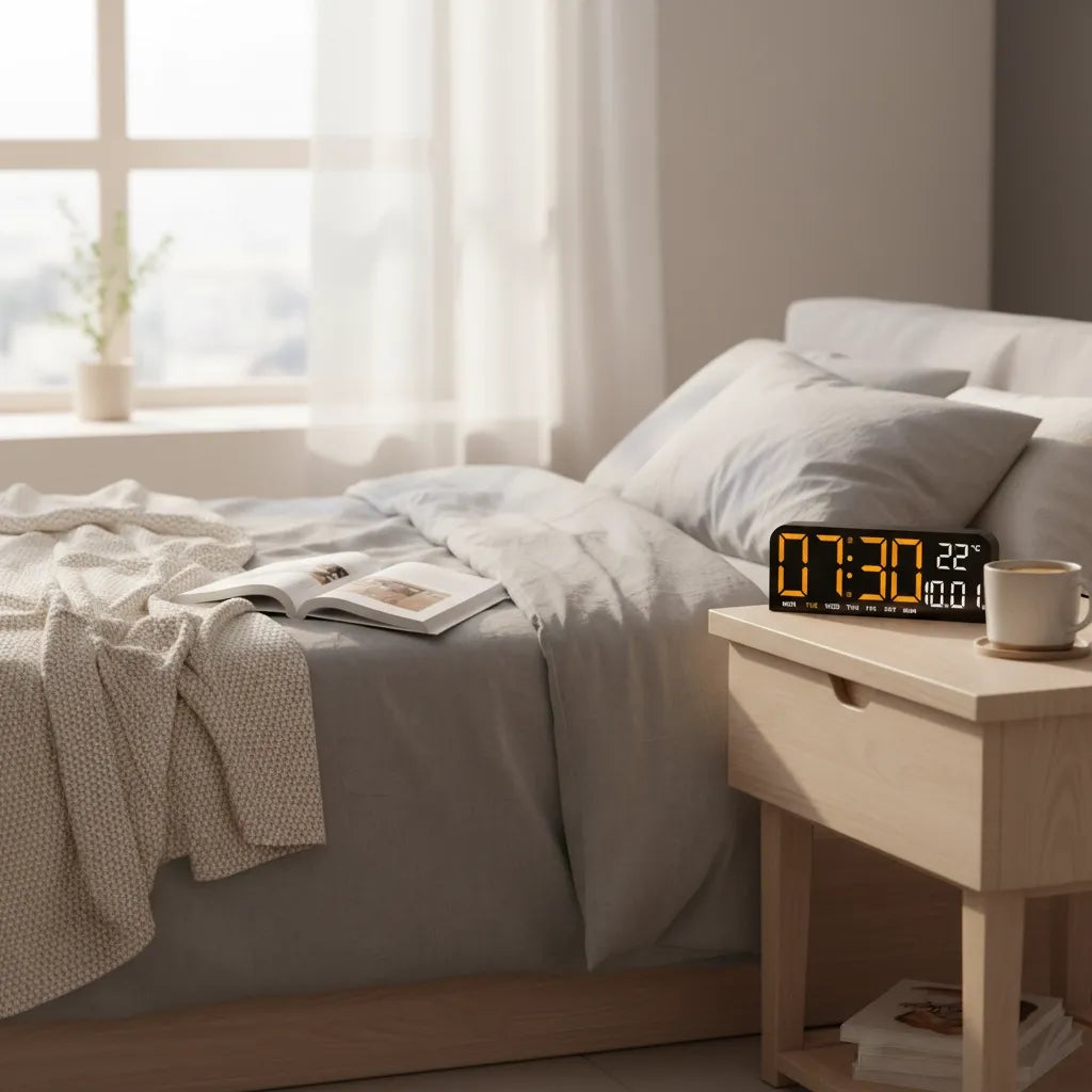 Réveil Lumineux Numérique sur Secteur