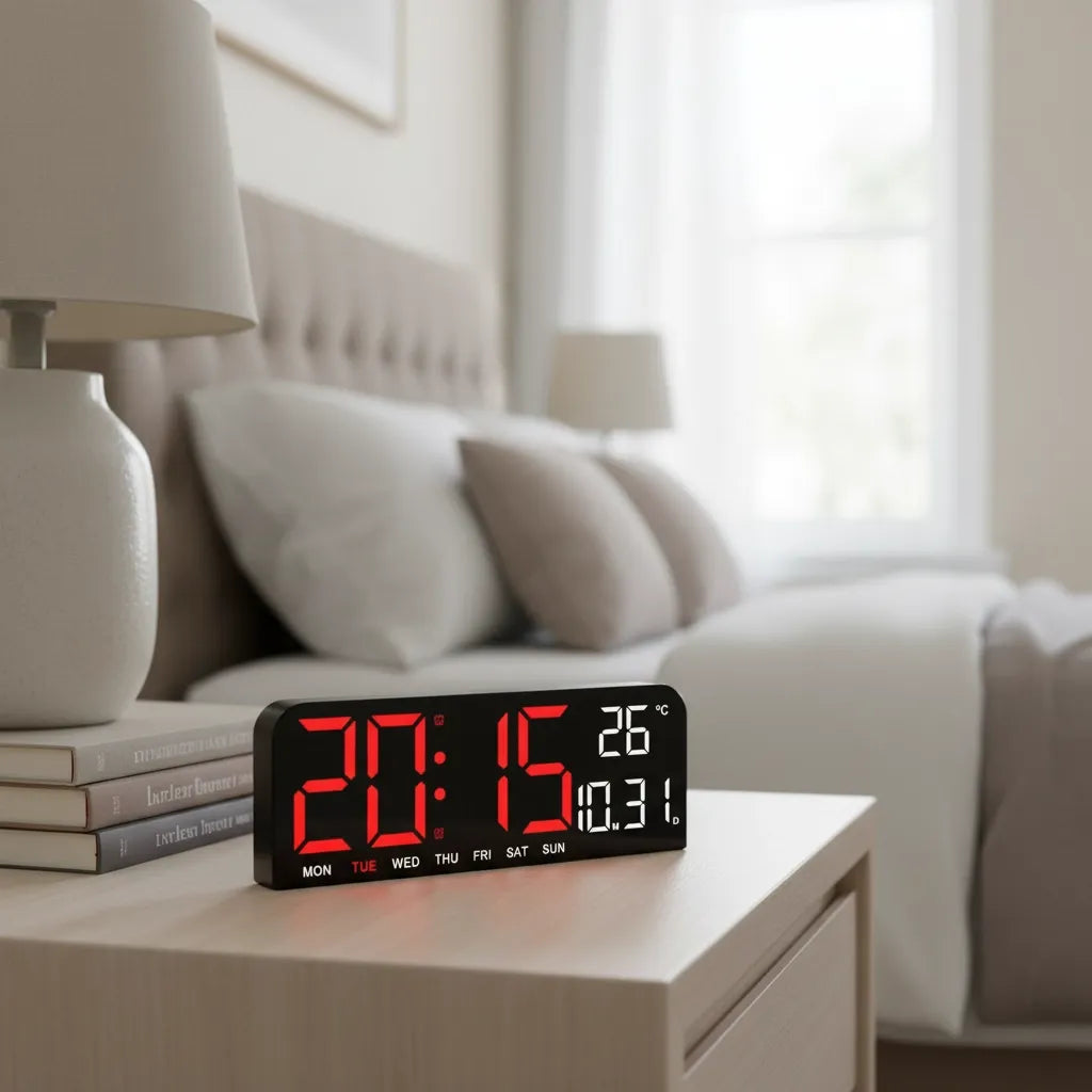 Réveil Lumineux Numérique sur Secteur