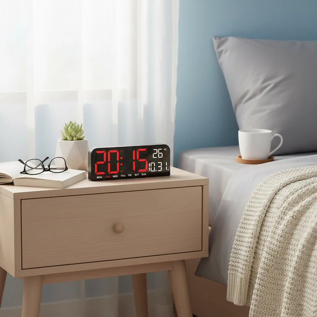 Réveil Lumineux Numérique sur Secteur