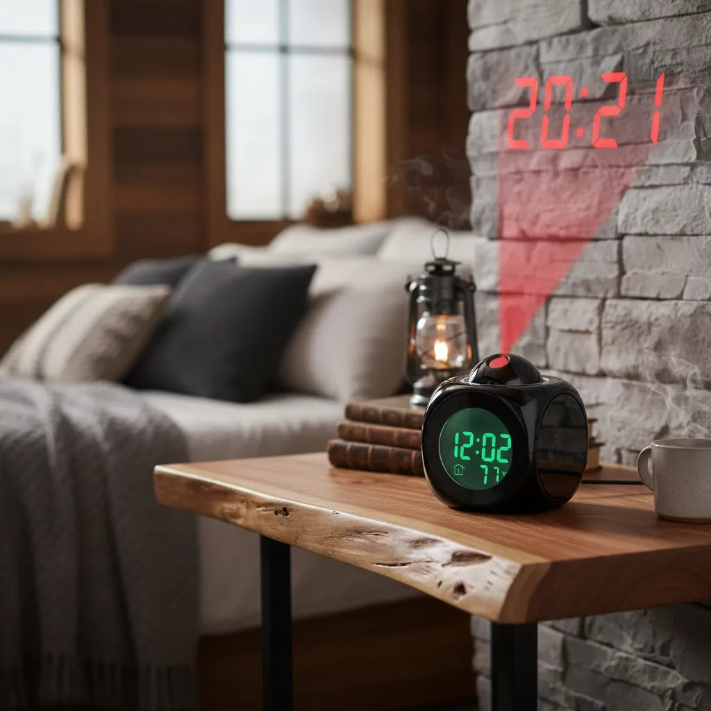 Réveil Lumineux Projecteur Numérique