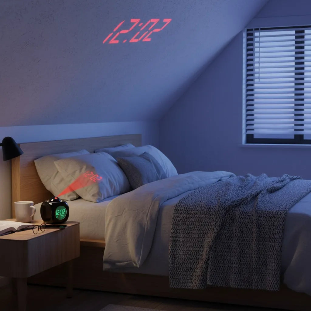 Réveil Lumineux Projecteur Numérique