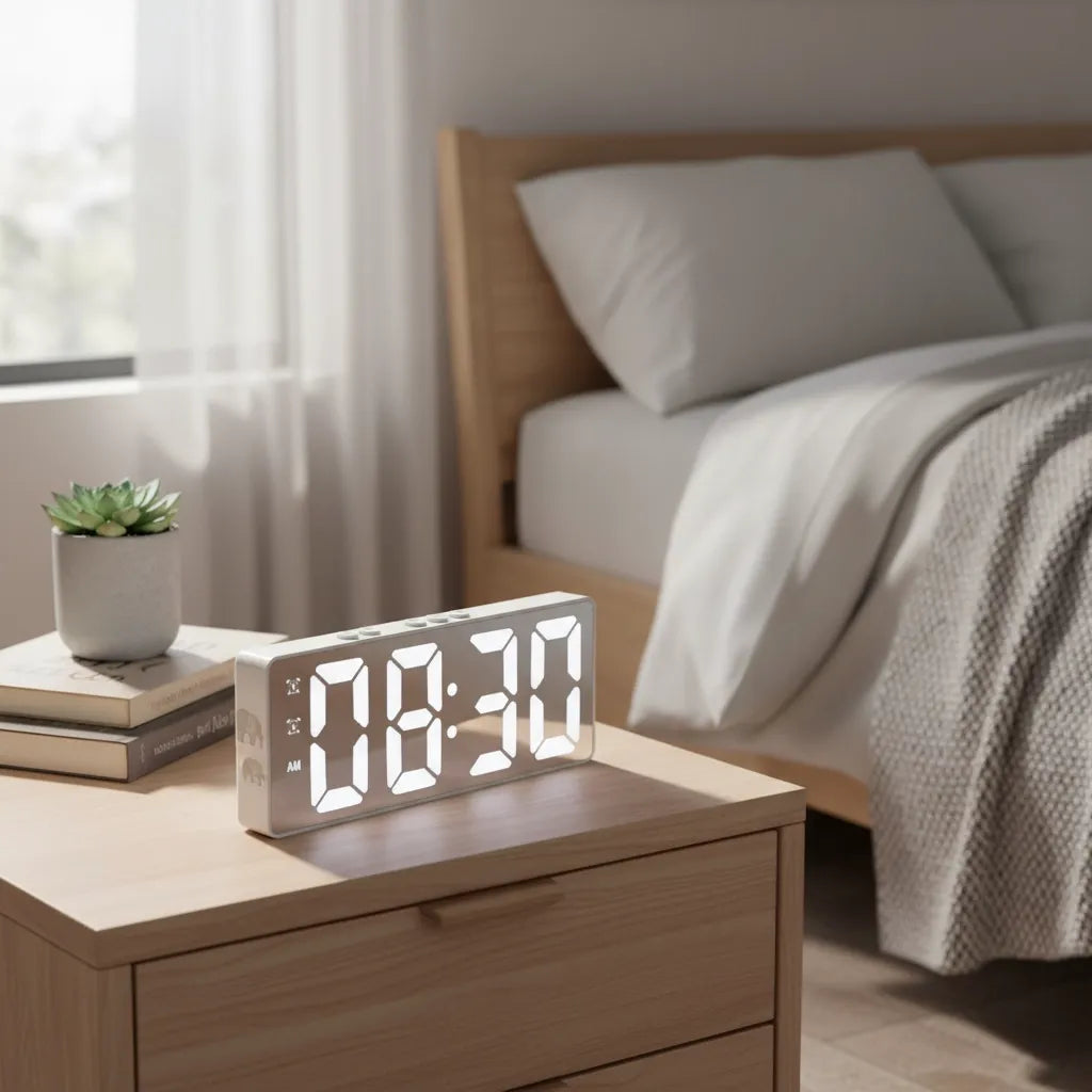 Réveil Lumineux Sans Fil Éléphant